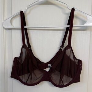 Auden Sheer Wine Bra